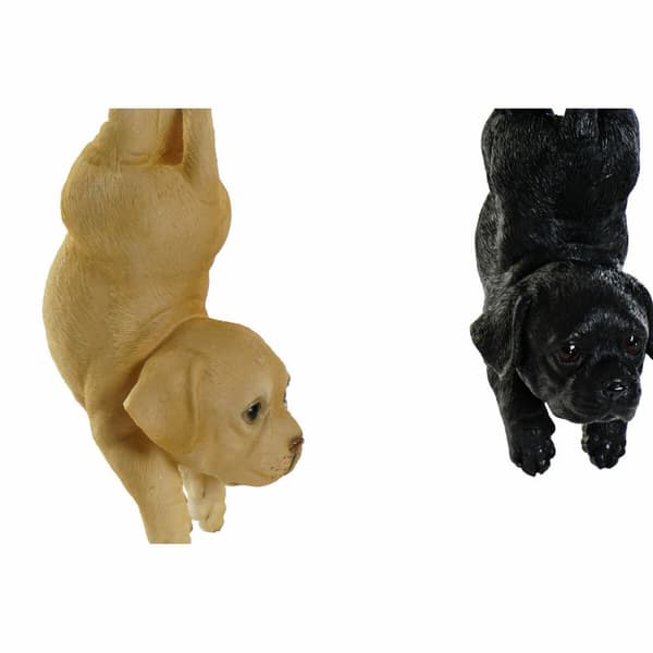 Prydnadsfigur DKD Home Decor Harts Hund (9 x 10.5 x 20 cm) (3 pcs)