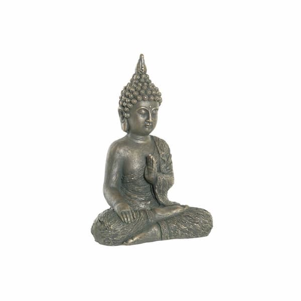 Prydnadsfigur DKD Home Decor Glasfiber Buddha (28 x 19 x 41 cm)