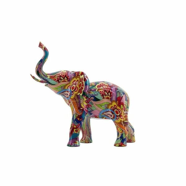 Prydnadsfigur DKD Home Decor Elefant Harts Modern (26,5 x 10 x 22 cm)