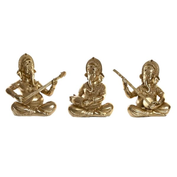 Prydnadsfigur DKD Home Decor Harts Indier (31 x 15,5 x 30 cm) (3 antal)