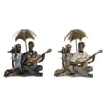 Miniatyrbild 1 av 2: Prydnadsfigur DKD Home Decor 18 x 11 x 12,5 cm 18 x 11 x 17 cm Multicolour Par (2 antal)