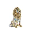 Miniatyrbild 3 av 4: Prydnadsfigur DKD Home Decor Gyllene Lejonet Harts Multicolour Modern (21 x 14,5 x 27 cm) (15 x 21 x 27 cm)