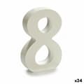 Miniatyrbild 1 av 2: Siffror Pincello 8 Vit 2 x 16 x 14,5 cm (24 antal)
