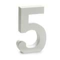 Miniatyrbild 2 av 2: Siffror Pincello 5 Vit 2 x 16 x 14,5 cm (24 antal)