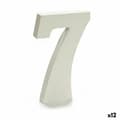 Miniatyrbild 1 av 2: Siffror Pincello 7 Vit 1,8 x 21 x 17 cm (12 antal)