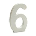 Miniatyrbild 2 av 2: Siffror Pincello 6 Vit 1,8 x 21 x 17 cm (12 antal)