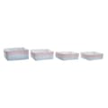 Pikkukuva 1 / 4: Korisetti DKD Home Decor Polyesteri 8,5 cm 26 x 26 x 9 cm Luonnonkuitu Boho Välimeren (4 Kappaletta)