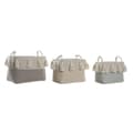 Pikkukuva 1 / 4: Korisetti DKD Home Decor Polyesteri Hapsu (40 x 30 x 30 cm)