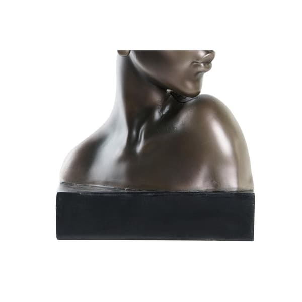 Koristehahmo DKD Home Decor Hartsi Afrikkalainen nainen (15,5 x 13,5 x 42 cm) (2 osaa)