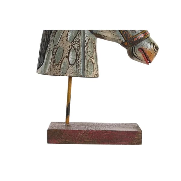 Koristehahmo DKD Home Decor Hevonen Rauta Mangopuu (24 x 12 x 35 cm)