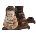 Pikkukuva 2 / 2: Koristehahmo DKD Home Decor 22 x 8,2 x 23 cm Punainen Beige Buddha Itämainen (4 Kappaletta)
