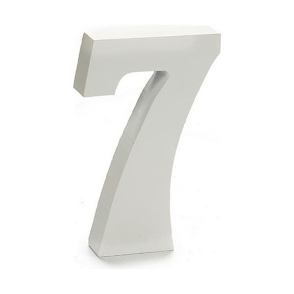 Numerot Pincello 7 Valkoinen 2 x 16 x 14,5 cm (24 osaa)