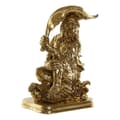 Miniatyrbillede 1 af 3: Dekorativ figur DKD Home Decor Gylden Harpiks Kolonistil Blad af en plante 16,5 x 10,6 x 22,5 cm