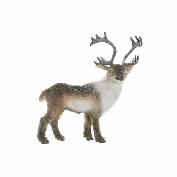 Dekorativ figur DKD Home Decor Polyester Skum Hjort (31 x 14 x 36 cm)