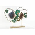 Miniatyrbillede 1 af 2: Dekorativ figur DKD Home Decor 62 x 9 x 53,3 cm Abstrakt Gylden Grøn