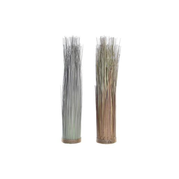 Dekorativ plante DKD Home Decor 25 x 25 x 68 cm Brun Polyetylen Grøn (2 enheder)