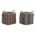 Miniatyrbillede 1 af 3: Kurv DKD Home Decor 40 x 40 x 48 cm Jute Havgræs Boho (2 enheder)