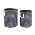 Miniatyrbillede 1 af 4: Kurvesæt DKD Home Decor Polyester (38 x 38 x 47 cm)