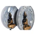 Miniatyrbillede 2 af 2: Dekorativ figur DKD Home Decor 25 x 6,7 x 25,6 cm Beige Blå Buddha Orientalsk (2 enheder)