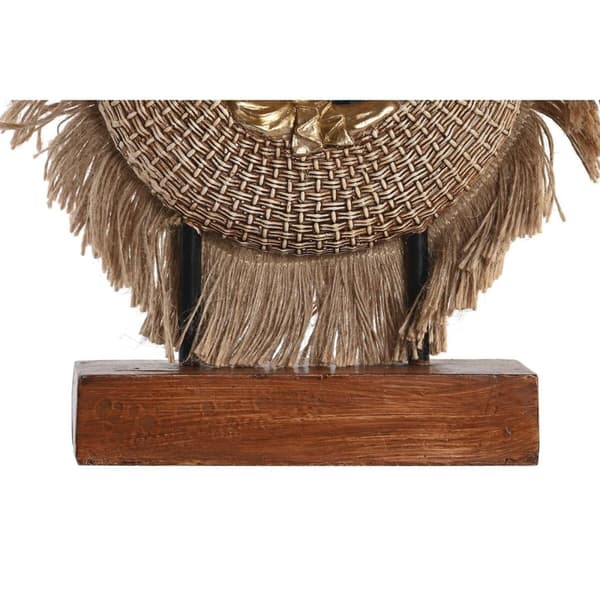 Dekorativ figur DKD Home Decor 19 x 6 x 25 cm Beige Blå Buddha Orientalsk (2 enheder)