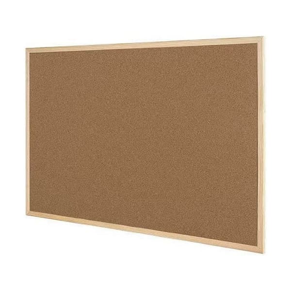 Bræt Q-Connect Kork Brun (60 x 40 cm)