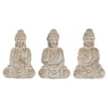 Miniatyrbillede 1 af 2: Dekorativ figur DKD Home Decor 30,5 x 24 x 45 cm Gylden Brun Buddha Orientalsk (3 Dele)