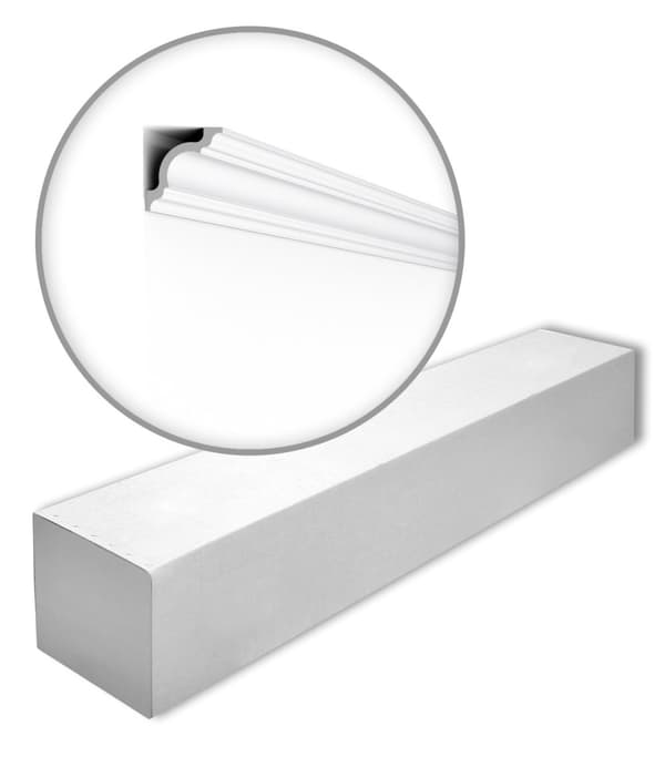 Stuklister NMC NOMASTYL A1-box 1 kasse med 55 lister 110 m