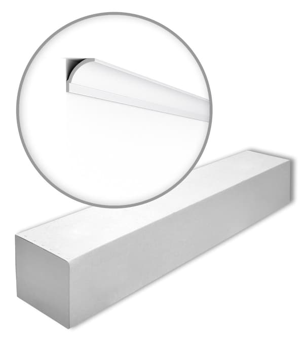 Taklist NMC NOMASTYL BW1-box 1 låda innehåller 114 lister 228 m