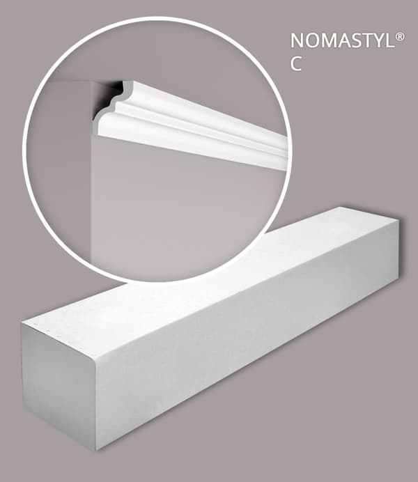 Taklist NMC NOMASTYL C-box 1 låda innehåller 55 lister 110 m