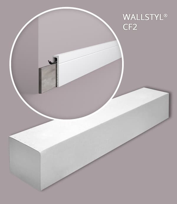 Dækliste NMC WALLSTYL CF2-box 1 kasse med 18 lister 36 m