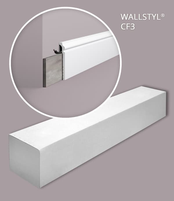 Täcklist NMC WALLSTYL CF3-box 1 låda innehåller 19 lister 38 m