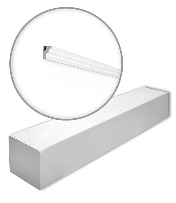 Taklist NMC NOMASTYL E-box 1 låda innehåller 176 lister 352 m