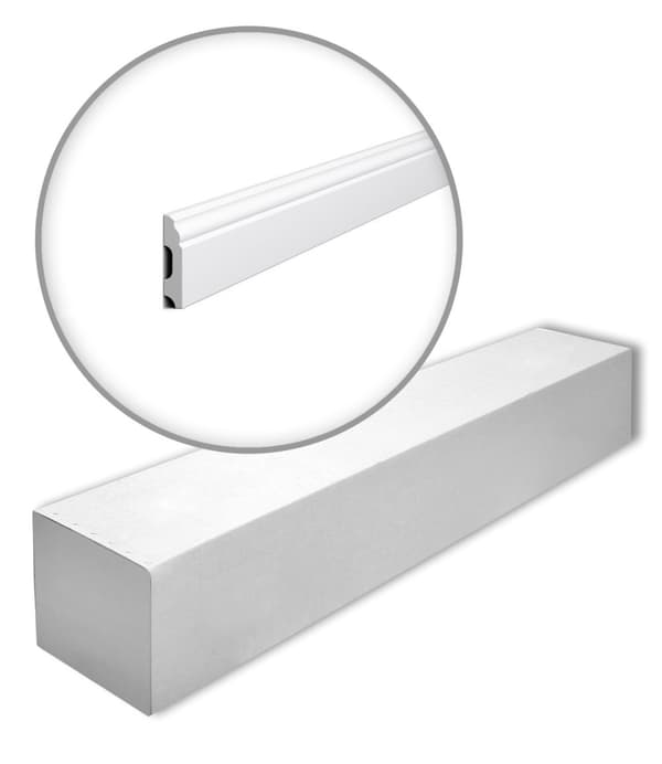 Golvlist NMC WALLSTYL FB1F-box 1 låda innehåller 17 lister 34 m