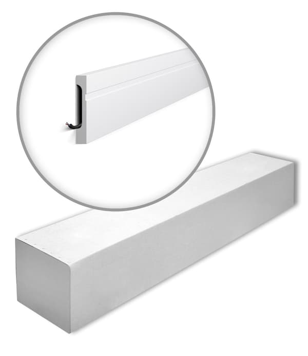 Jalkalista NMC WALLSTYL FD11-box 1 laatikko kanssa 13 listat 26 m