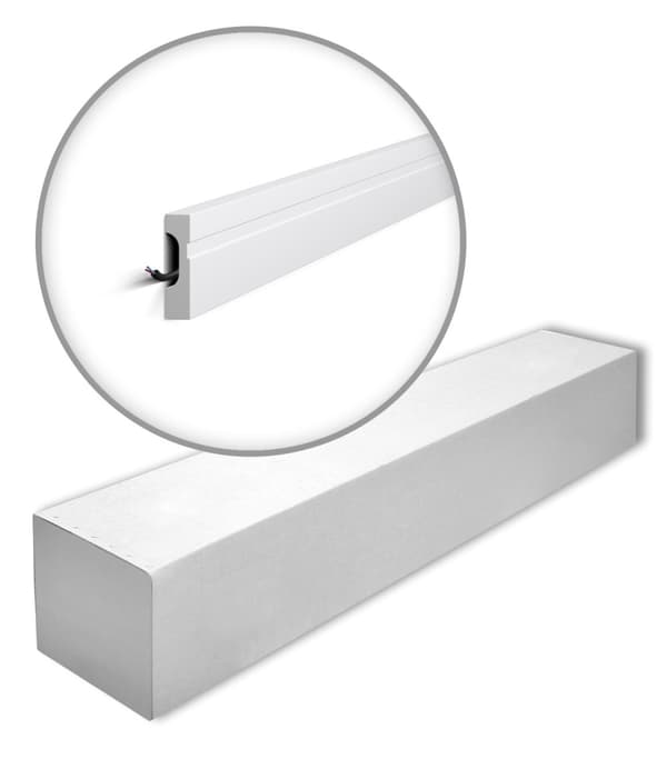 Fodlister NMC WALLSTYL FD7-box 1 kasse med 21 lister 42 m