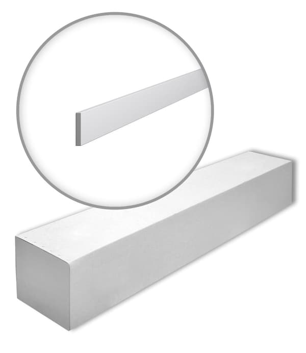 Golvlist NMC WALLSTYL FL10-box 1 låda innehåller 32 lister 64 m