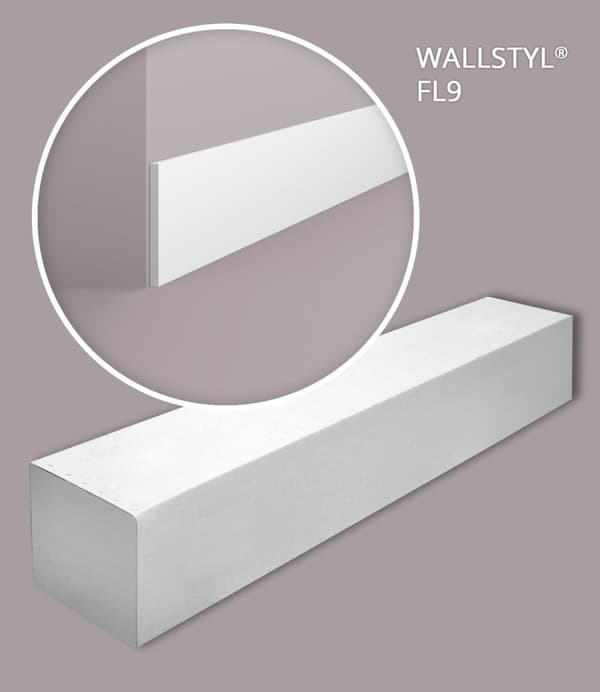 Vägglist NMC WALLSTYL FL9-box 1 låda innehåller 16 lister 32 m