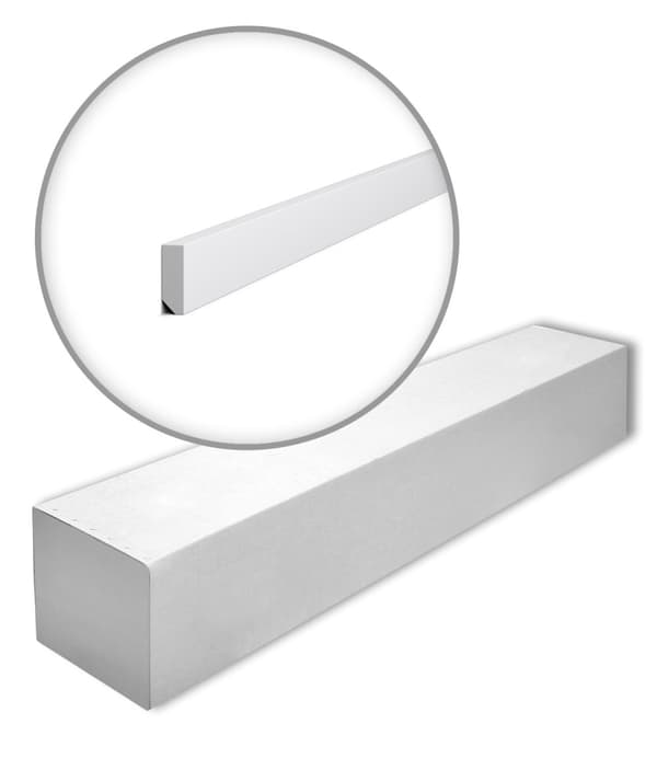 Golvlist NMC WALLSTYL FT1F-box 1 låda innehåller 26 lister 52 m