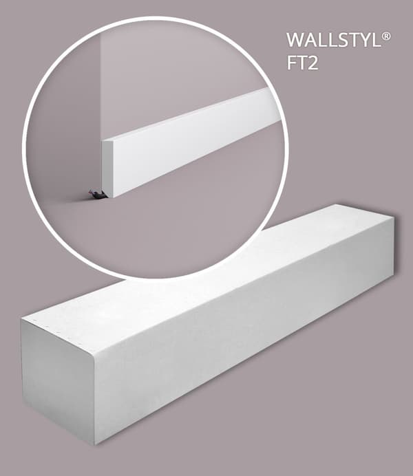 Fodlister NMC WALLSTYL FT2-box 1 kasse med 17 lister 34 m