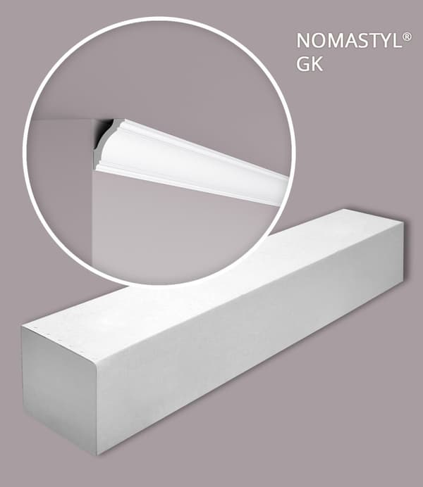 Stuklister NMC NOMASTYL GK-box 1 kasse med 36 lister 72 m