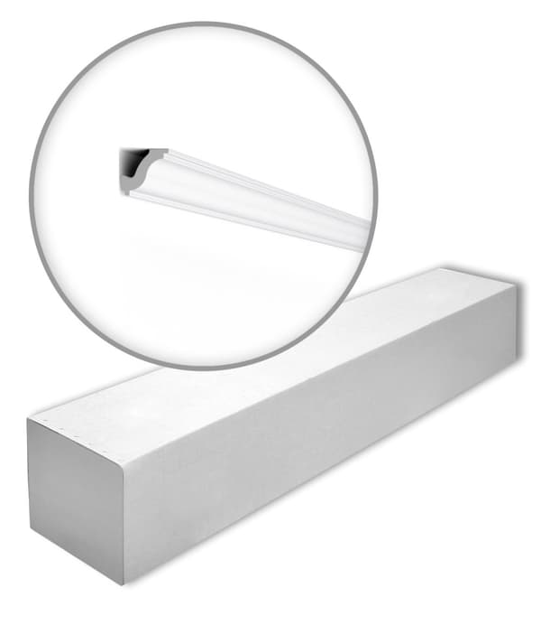 Stuklister NMC NOMASTYL H-box 1 kasse med 50 lister 100 m