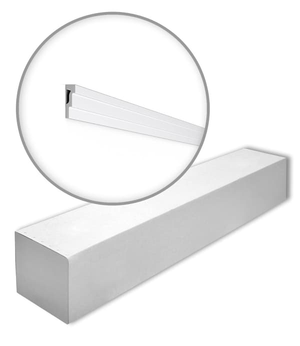 Taklist NMC NOMASTYL M2-box 1 låda innehåller 62 lister 124 m