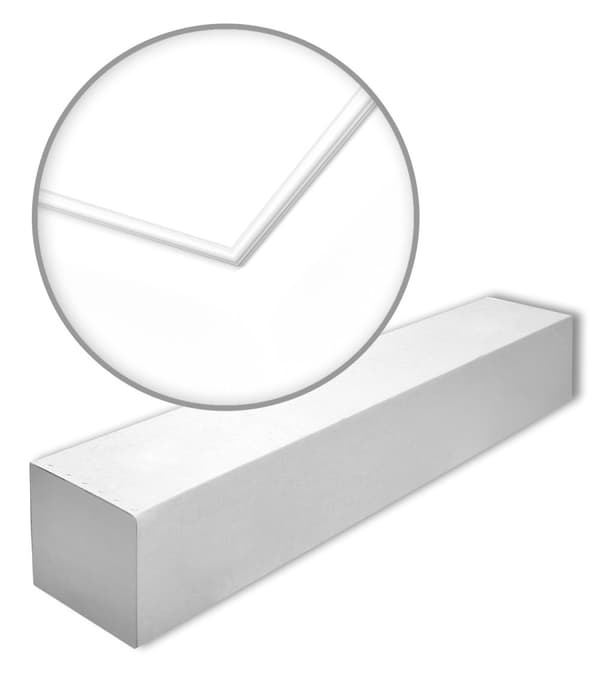 Stuklister NMC NOMASTYL O-box 1 kasse med 65 lister 130 m