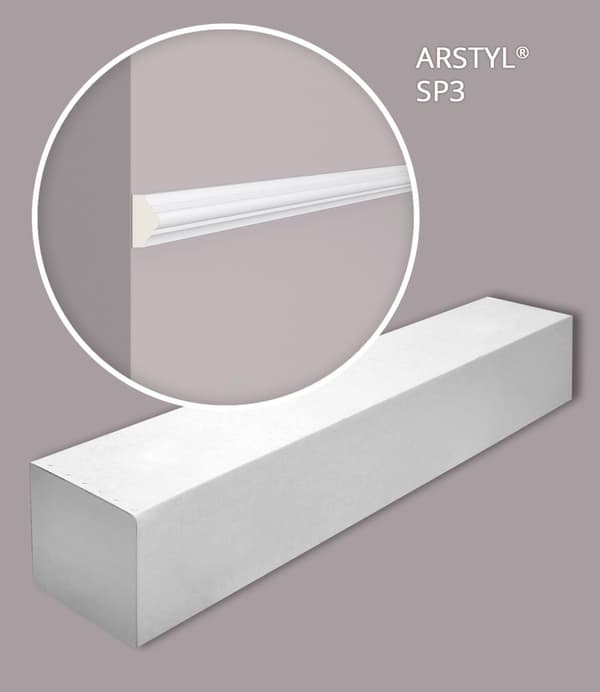 Vægliste NMC ARSTYL SP3-box 1 kasse med 50 lister 100 m
