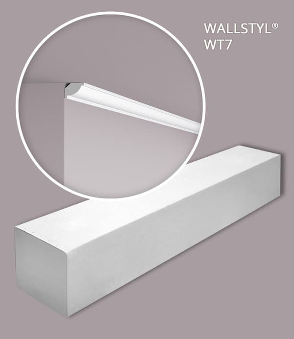 Stuklister NMC WALLSTYL WT7-box 1 kasse med 50 lister 100 m