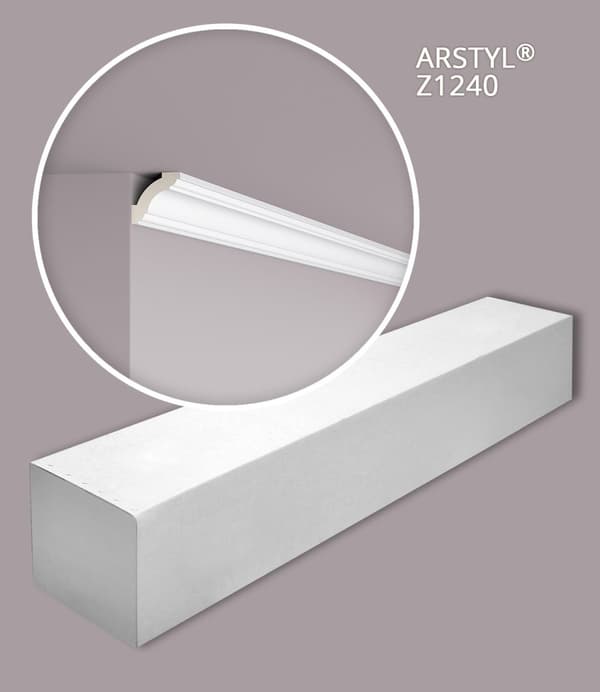Kattolista NMC ARSTYL Z1240-box 1 laatikko kanssa 36 listat 72 m