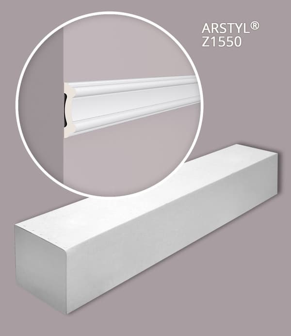 Peitelista NMC ARSTYL Z1550-box 1 laatikko kanssa 23 listat 46 m