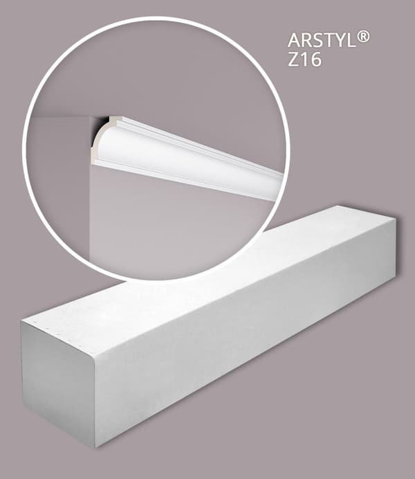 Kattolista NMC ARSTYL Z16-box 1 laatikko kanssa 24 listat 48 m