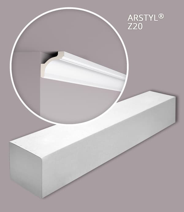 Taklist NMC ARSTYL Z20-box 1 låda innehåller 20 lister 40 m