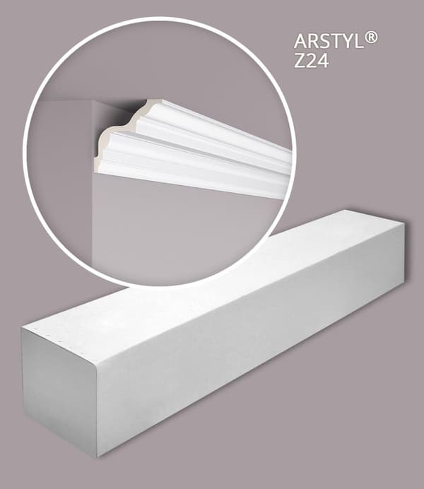 Taklist NMC ARSTYL Z24-box 1 låda innehåller 16 lister 32 m